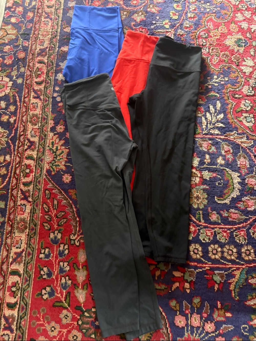 Bundle of four Athleta ultra high rise leggings medium like new